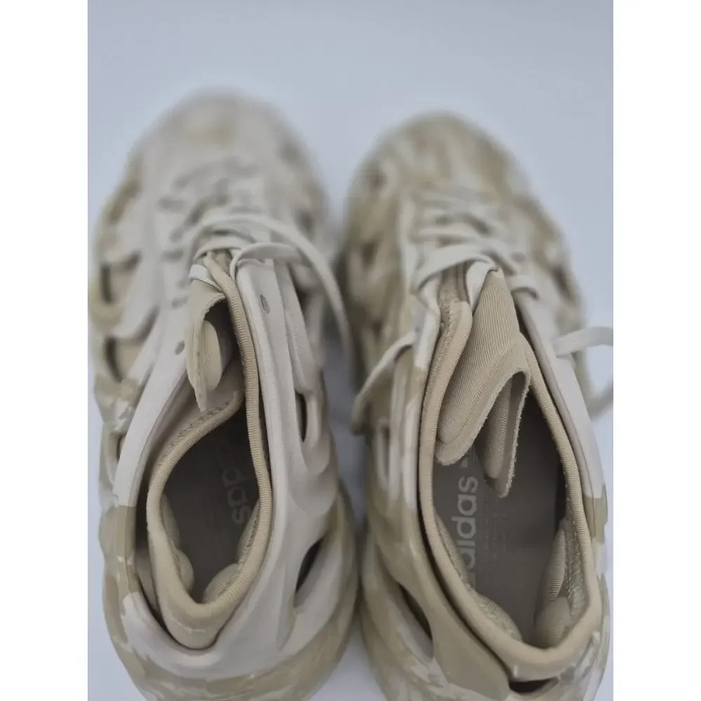 adidas Adifom Q Mens Beige Sneakers Casual Shoes Size 8 GW2217